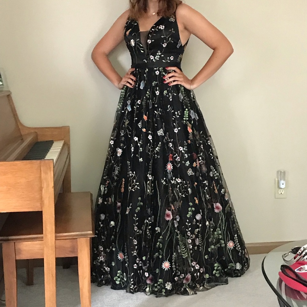 Clarisse Floral Prom Dress